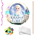 PINIATA Frozen 90 CM SET Stick Confetti Sáčky na cukrovinky Stuha