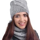 NANDY Súprava čiapka + šál Pearls Tunnel Polar War