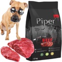 PIPER FRESH BEEF 12kg ČERSTVÉ a SUŠENÉ HOVÄDZIE SUCHÉ KRMIVO PRE PSA