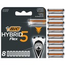 BIC Hybrid 5 Flex vložky do žiletiek, sada 8 ks