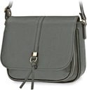 ŠEDÁ dámska crossbody kabelka na ramennom popruhu