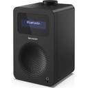 Digitálne rádio Sharp DR-430(BK), FM/DAB/DAB+, Bluetooth 5.0, nočná čierna