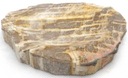 Kamenná miska na mydlo skamenené drevo 16x15cm
