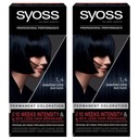2X SYOSS PERMANENTNÁ FARBA NA VLASY NAVY BLACK 1-4 PERMANENTNÉ FARBY