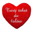 VANKÚŠ SRDCE VALENTÍNSKY DARČEK VENOVANIE 36CM