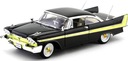 Plymouth Fury 1958 1:18 model Motormax 73115 čierny