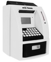 Bankomat prasiatko pre deti 3+ čierne Interaktívne funkcie + bankomatová karta