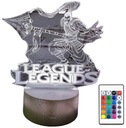 3D LED USB LAMPA LOL LEAGUE OF LEGENDS XIN ZHAO
