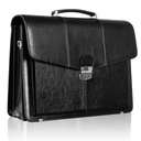 Pánska kožená aktovka Briefcase Briefcase Kožená taška Poľský výrobok