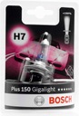H7 BOSCH GIGALIGHT PLUS ŽIAROVKA +150 % VIAC SVETLA