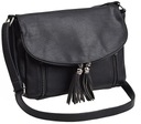 GALLANTRY Dámska taška Messenger Black Zips