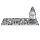 SKLENENÁ KOŠA NA smeti 60x20cm Mozaika 24c