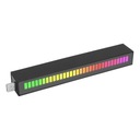 RGB kontrolky rytmu ovládania zvuku 32 LED 18