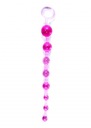Plug/Beads - Jelly Anal 10 Beads Pink