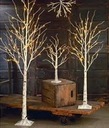 MEGA STROMČEK LED BREZA 150CM TEPLÝ BIELY VIANOČNÝ STROMČEK