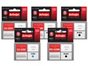 5X ATRAMENTY ACTIVEJET PGI-525 CLI-526 PRE CANON IP4850 MG5150 MG5350 MG6150 KPL