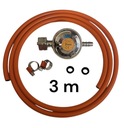 Súprava na pripojenie hadice a redukcie na plyn propán-bután, 3m