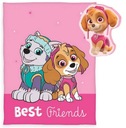PAW PATROL Fleecová deka a vankúšik do škôlky Dog Skaj Skye
