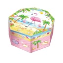 Pecoware osemhranná hracia skrinka - Flamingo
