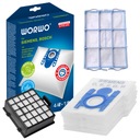 HEPA FILTER / FILTER MOTORA + 12x VRECKA PRE BOSCH GL-30