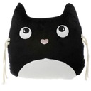 CAT FELINE FINE plyšový vankúšik BLACK MAČIATKA
