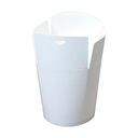 Krabička na kebab biele papierové krabice 750ml 50ks
