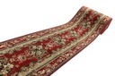 Koberec škandinávsky 70 cm bordový - kvety