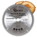 ŠIROKÝ PÍLOVÝ KOTÚČ NA REZANIE DREVA GEKO 230x22 80 REZNÝCH ZUBOV