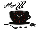 Nástenné hodiny SATIN CUP Red