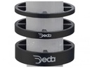 Deda ALLOY dištančné podložky 46mm HSS, ČIERNA