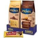 Zrnková káva Prima Aroma Gold a Intenso 2x 900g