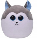 Vankúš maskot TY Squish-a-Boos SLUSH Husky 22 cm Stredná 39293