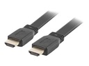 HDMI kábel - HDMI 0,5m v2.0 3D 4K krátky Lanberg