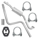 Stredový tlmič Ford Fusion JU 1.6 TDCI CLAMPS