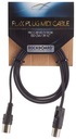 Rockboard Flax Plug 100 cm midi kábel