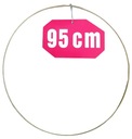 ZLATÝ MATNÝ prsteň/ráfik na lapače snov/makramé 95cm