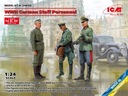 WWII Nemecký štábny personál - 3 ks 1:24