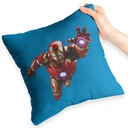 MODRÝ VANKÚŠ PRE DARČEK PRE FANOUŠKU IRONMAN