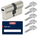 ABUS D10 VLOŽKA NIKEL 30/50 CERTIFIKÁT TRIEDY C 5 KĽÚČOV