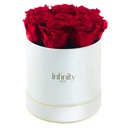 Veľký Flower Box červené večné ruže v krabici