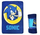 SONIC THE JEDGEHOG RÝCHLA FLEECE DEKA AKO BLESK 100x140CM