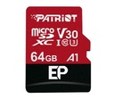 Pamäťová karta Patriot 64GB EP microSDXC 100/80MB