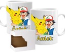 Hrnček s motívom PIKACHU a ľubovoľným menom, 330 ml