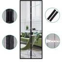 MAGNETICKÁ SIEŤKA NA DVERE proti komárom 210 cm x 100