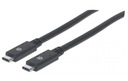Kábel USB-C 3.2 Gen1 Type-C M/M 2 m 60 W 3A 5 Gb/s