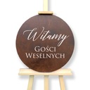 Svadobná uvítacia tabuľa, Vítanie svadobných hostí, Kruhová tabuľa