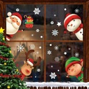 Vianočná nálepka na okno - Santa Claus