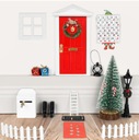 SET DVERÍ SLON XXL Vianočný stromček Santa Claus 24 ks.