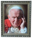 SVÄTÝ OBRAZ PRESKLOM 25X30 PÁPEŽA JÁNA PAVLA II