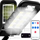 SOLÁRNE PULIČNÉ LAMPY LED LAMPA DIAĽKOVÝ SENZOR SOLARNÝ VÝKON 150 DIÓD